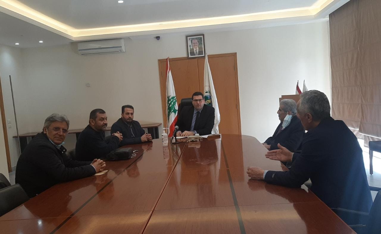 وزير الزراعة استقبل نقابة مستوردي ومصدري الخضار والفاكهة في لبنان