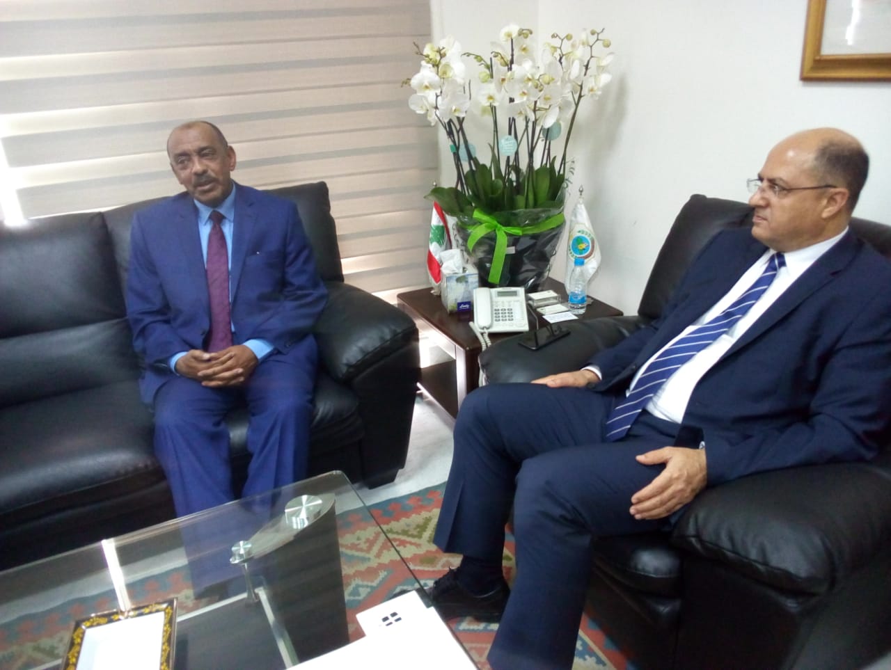  وزير الزراعة استقبل السفير السوداني ونواباً وتابع واقع الجامعة اللبنانية 