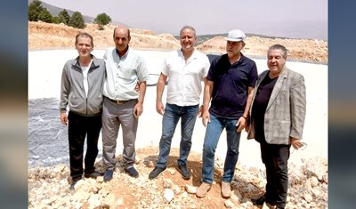 زيارة ميدانية إلى #بركة_برقا في دير الأحمر: تعزيز الأمن المائي والري الزراعي المستدام في البقاع الشمالي
