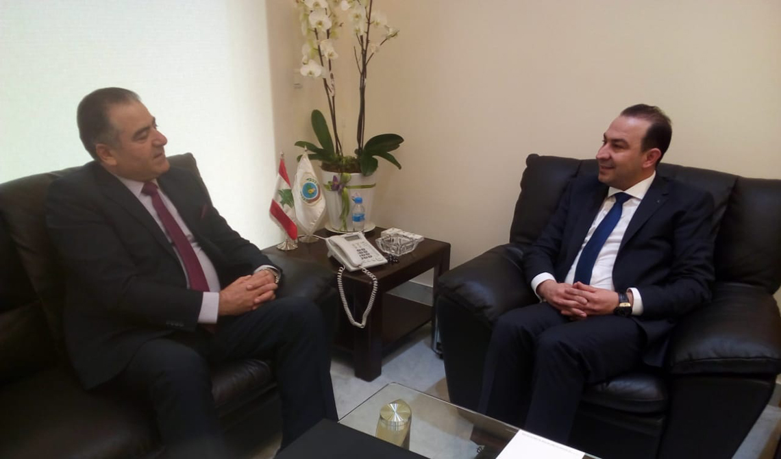 الوزير مرتضى استقبل السفير اللبناني في الجزائر