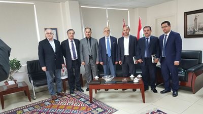  شهيب عرض مع وزير زراعة كردستان سبل التعاون في المجال الفني الزراعي والتجاري 