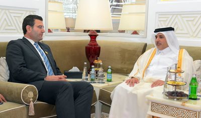 لقاء ثنائي لبناني قطري في الدوحة