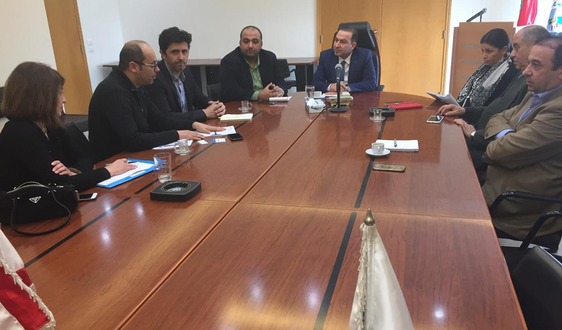 وزير الزراعة استقبل لجنة اعداد مشروع لمنطقة بعلبك الهرمل من المعهد الزراعي المتوسطي