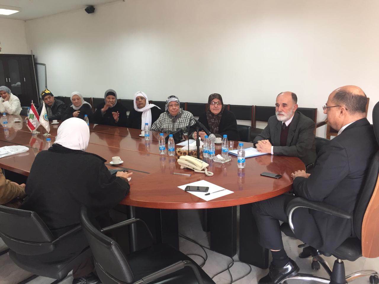 الوزير اللقيس استقبل وفداً من لجنة المساهمين والمودعين في تعاونيات لبنان