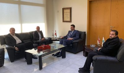 وزير الزراعة بحث مع جريصاتي مشاركة لبنان في المعرض الدولي للبستنة 2023