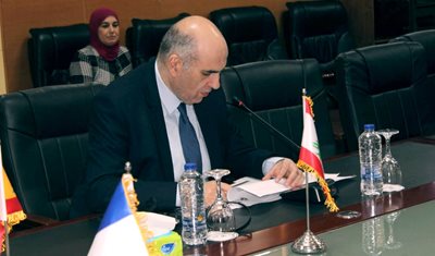 لحود يطرح أمام MED-Amin رؤية لبنان لتعزيز الأمن الغذائي وتوسيع إنتاج الحبوب