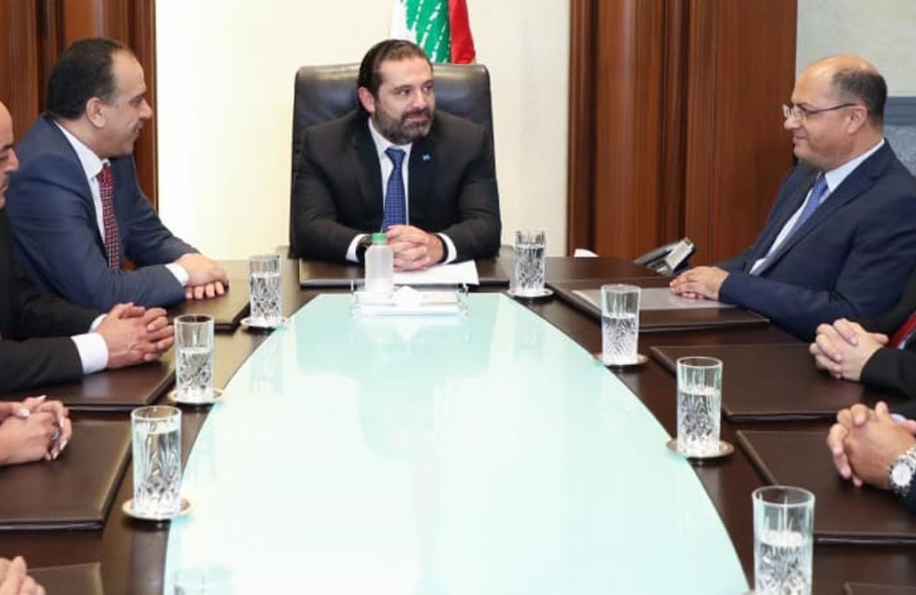 الحريري استقبل وزير الزراعة الاردني