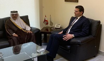وزير الزراعة استقبل سفير دولة قطر في لبنان