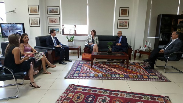  شهيب بحث مع سفيرة هولندا المشاريع التي تمولها هولندا خلال سنتين في لبنان 