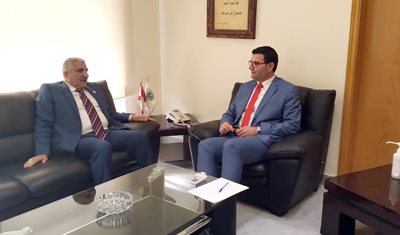الوزير الحاج حسن يُطلق قطار العمل مع المركز العربي لدراسات المناطق الجافة والأراضي القاحِلة 