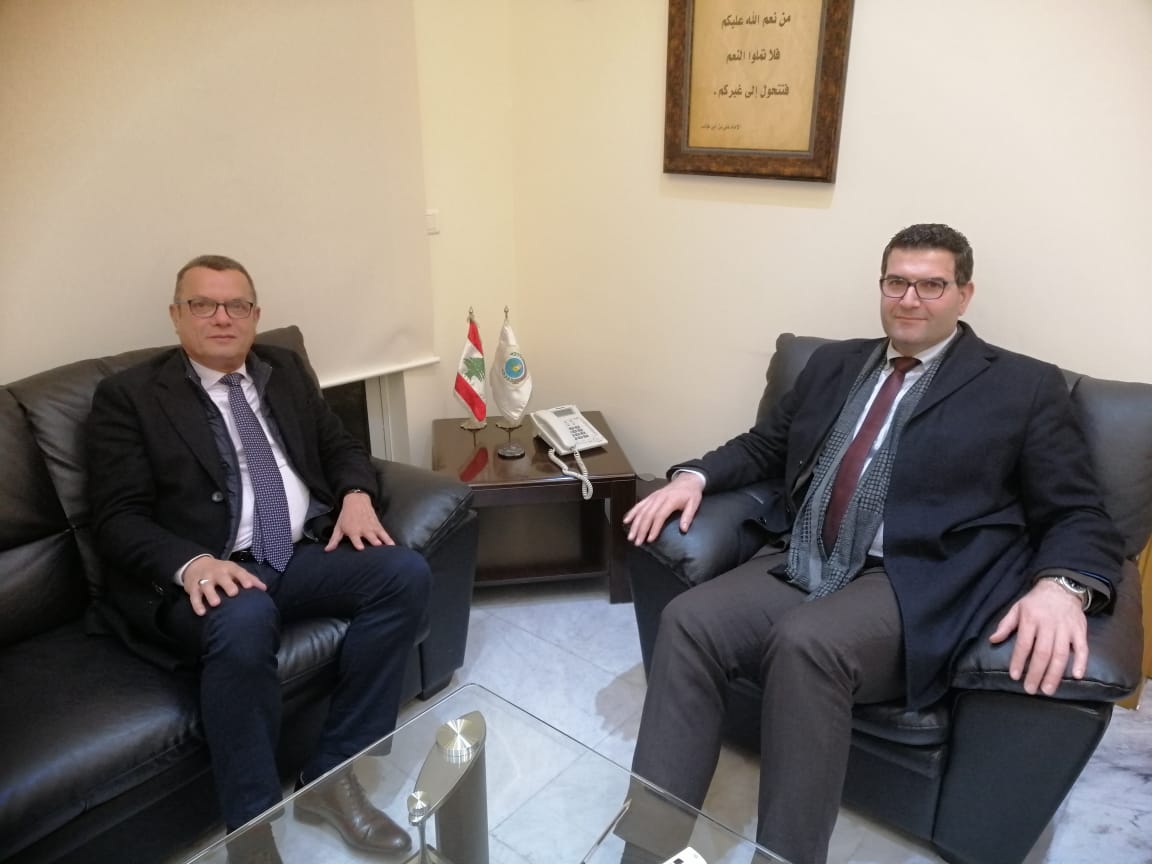 الحاج حسن استقبل رئيس جمعية الملتقى الطبي اللبناني الفرنسي