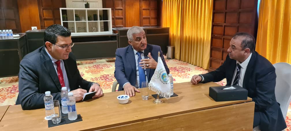 وزير الزراعة التقى مدير عام منظمة أكسادر في العاصمة الاردنية عمّان
