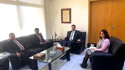 وزير الزراعة استقبل سفير الهند في لبنان