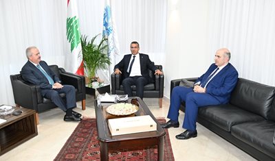 وزير الزراعة نزار هاني يبحث مع وزير المالية ياسين جابر في سبل دعم وتطوير القطاع الزراعي