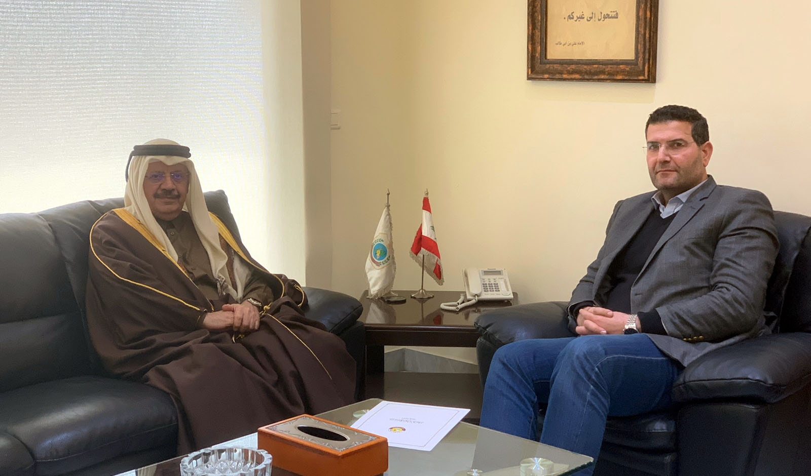 وزير الزراعة استقبل سفير دولة قطر في لبنان...